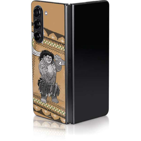 Disney Moana Maui Portrait Galaxy Z Fold5 5G Skin